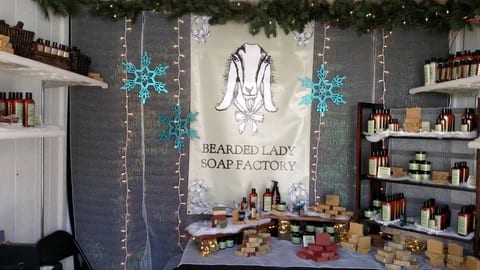 2017 Snuck Right Up on Me! 1 - Bearded Lady Soap Factory BLSF booth - Bearded Lady Soap Factory