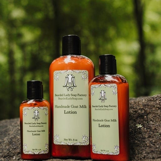 Lotion 1 - Bearded Lady Soap Factory Lotion