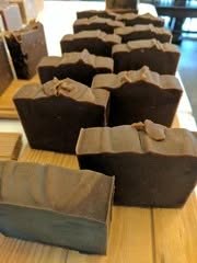 Should handmade goat milk soap try harder to be pretty? 3 - Bearded Lady Soap Factory dark vanilla soap - Bearded Lady Soap Factory